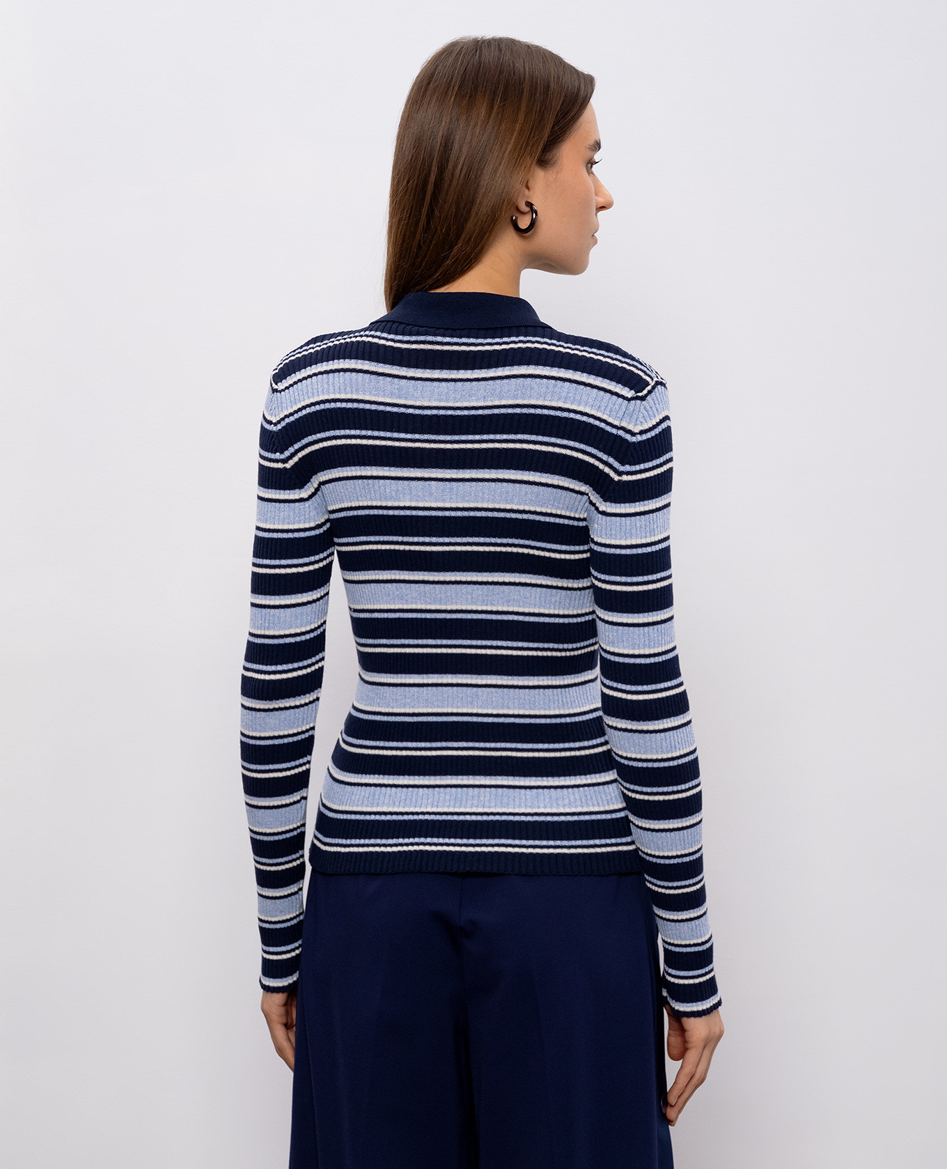 Blue striped polo shirt Max & Co 4