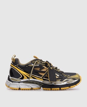 Off-White Yellow Be Right Back sneakers OMIA295S26FAB002