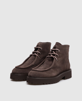 Doucal's Brown suede boots DD8742PHILUF252