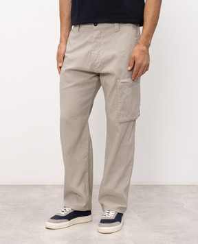 C.P. Company Gray cargo with linen MPA253A110658G