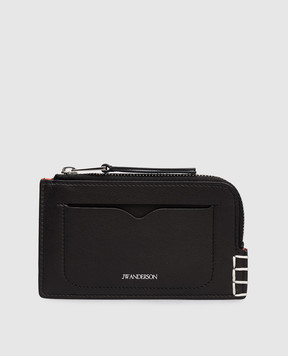 JW Anderson Black leather cardholder Loafer AC0437LA0224