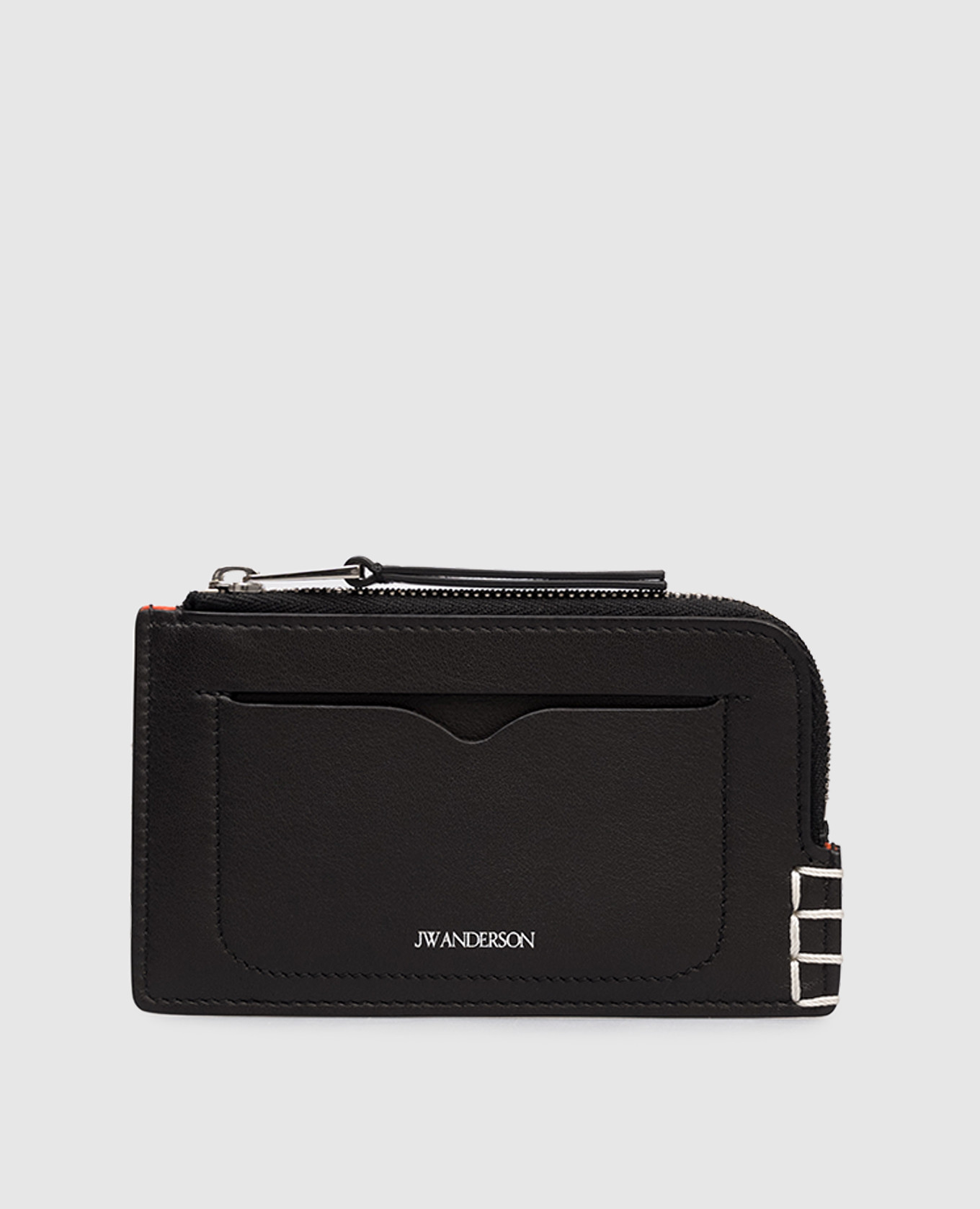 Black leather cardholder Loafer