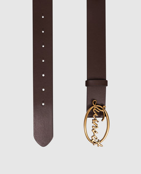 Twinset Brown belt with logo 252TO553A