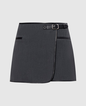 Simkhai Sheridan gray pleated skirt 5263003C