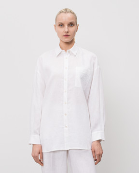 Twinset White linen shirt 261TT2301
