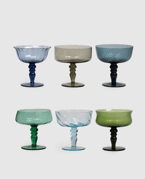 Bitossi Home Set of 6 champagne glasses MCV02023