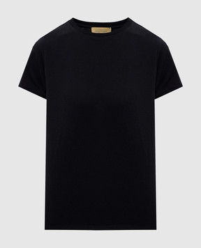 Momoni Black Viva T-shirt MOTS018MO29