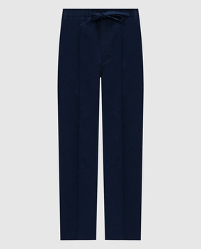 Valentino Blue pants with emblem 8V3RBN31ALS