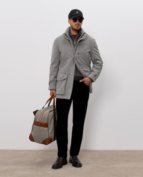 Brunello Cucinelli Gray cashmere jacket MM4006005