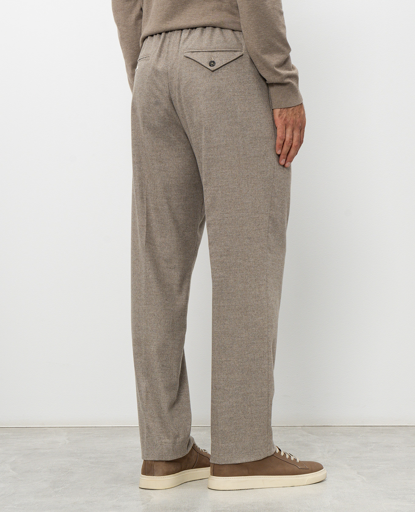 Beige wool pants Iceberg 4