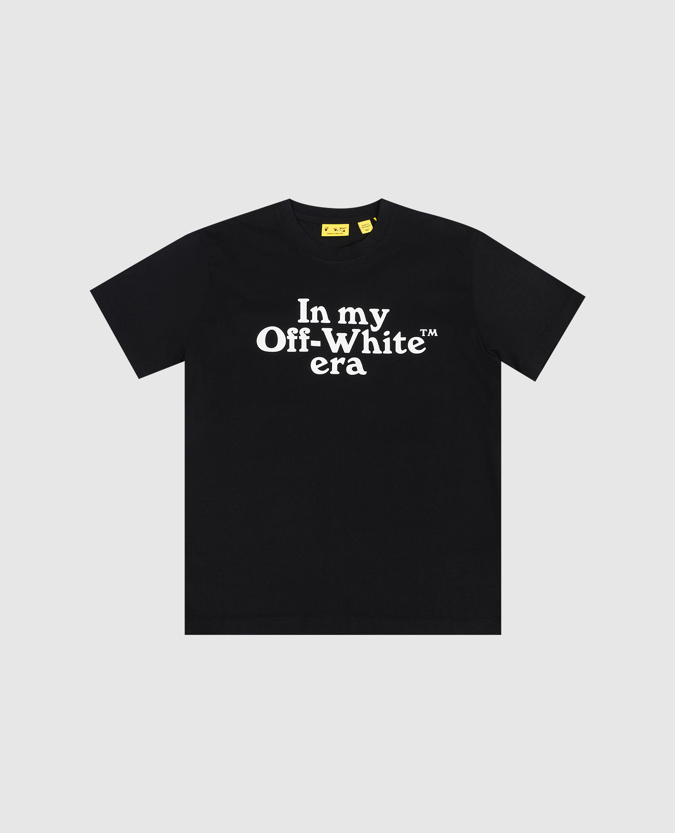 Children's black T-shirt with print