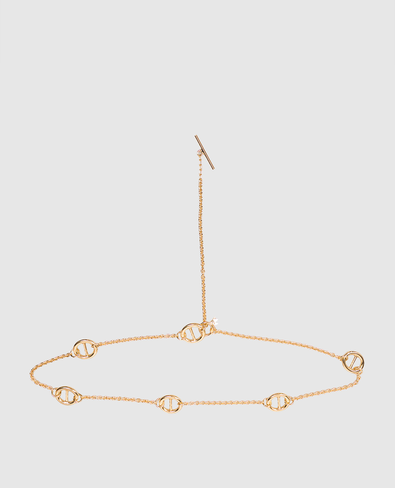

Gold chain necklace with branded elements Reco, Golden