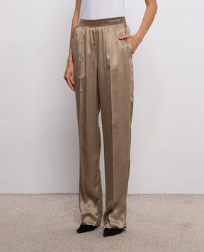Tom Ford Beige silk pants PAW683FAX1720