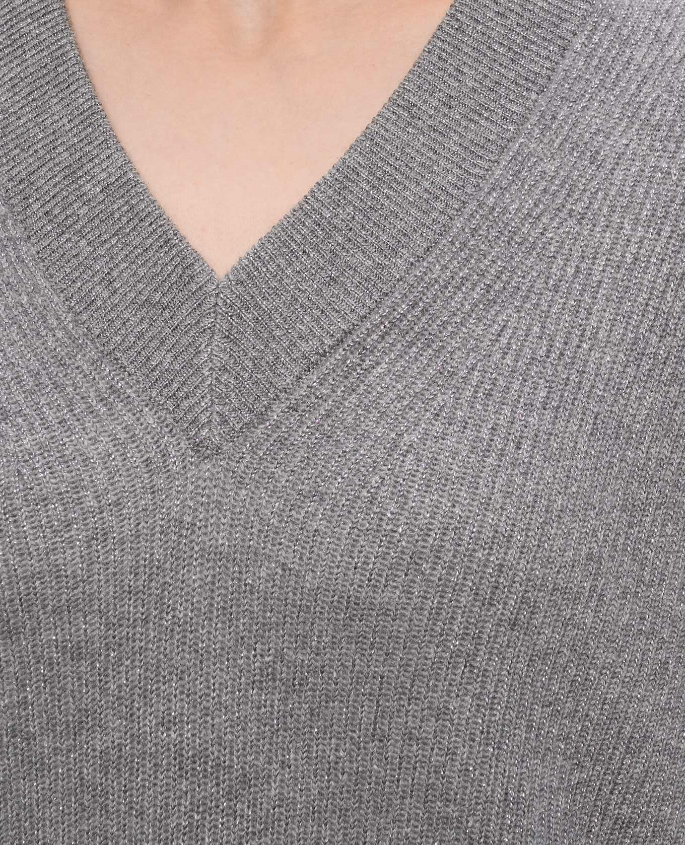 

Gray cashmere pullover with lurex Brunello Cucinelli, Grey