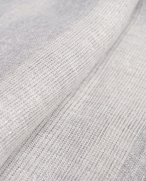 Peserico White linen scarf with lurex S31545C0CC826