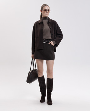 Max Mara Brown CLOE wool jacket SMMCLOE