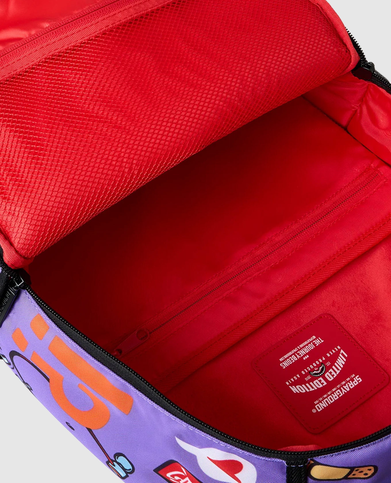Beyond Shark Kids Purple Backpack Sprayground 4
