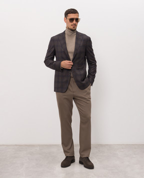 Canali Checked wool jacket CF0537613275
