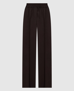 Brunello Cucinelli Brown wool pants MPW07P9002
