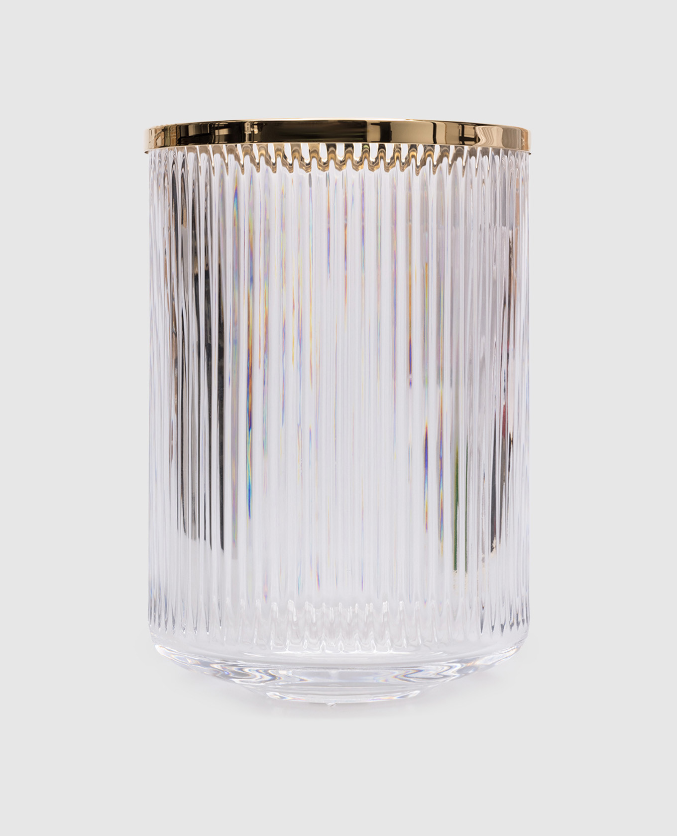 

Crystal wastebasket Elegance Treesseci, Transparent