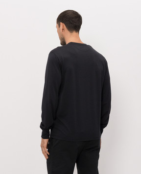 Tom Ford Black long sleeve with monogram embroidery JCL006JMT012