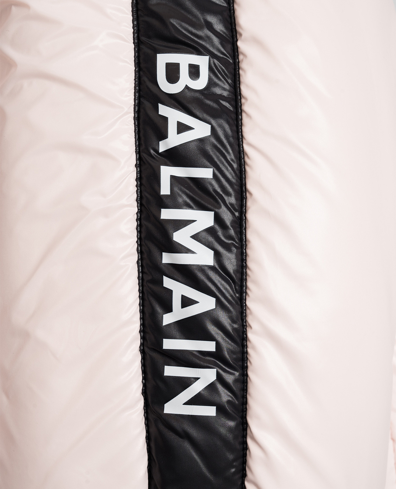 Children's pink jacket Balmain 3