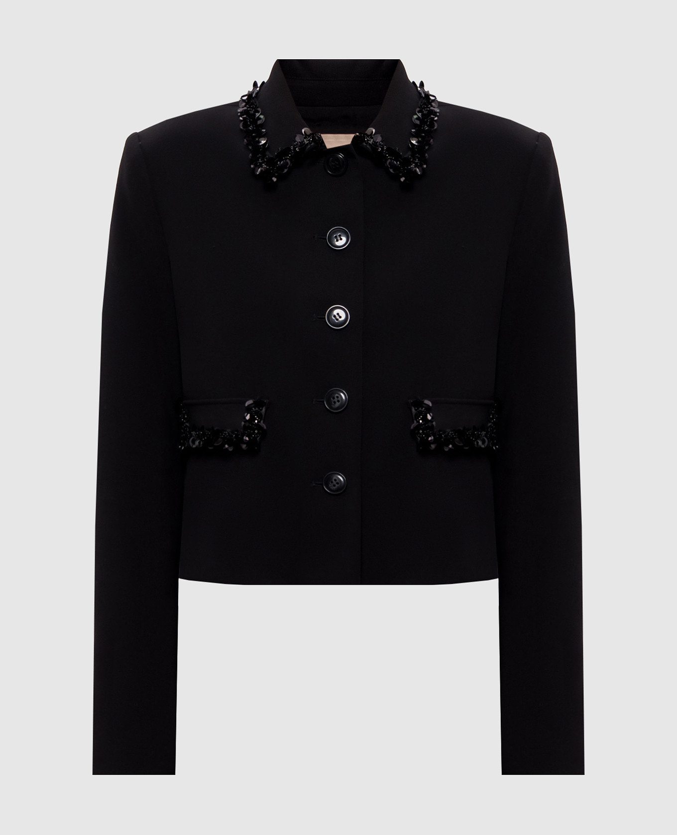 

Black jacket with logo Twinset