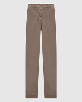Peserico Khaki pants with lapels A04680T2302481