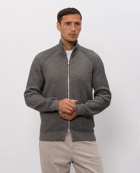 Brunello Cucinelli Green cashmere cardigan M22700506