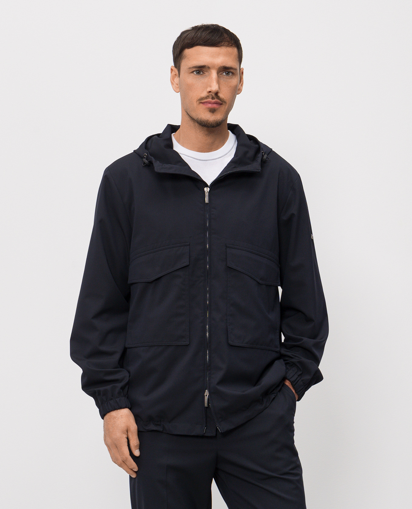 

Blue windbreaker Peserico