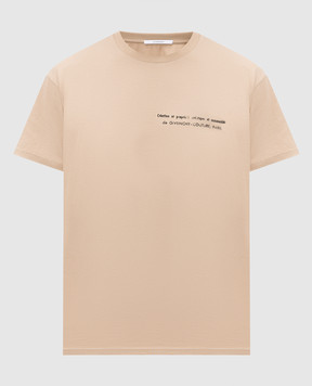 Givenchy Beige T-shirt with print BM71NK3YUE