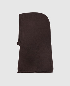 Allude Brown cashmere hood 26511225