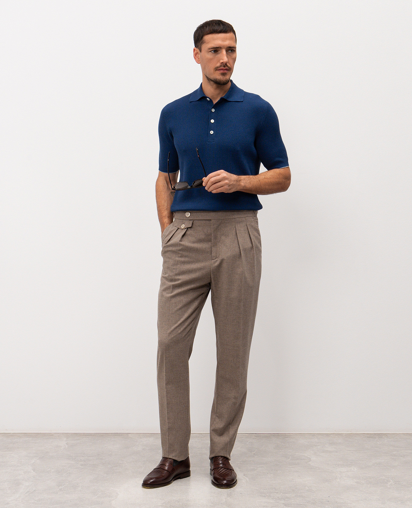 Blue polo Brunello Cucinelli 2