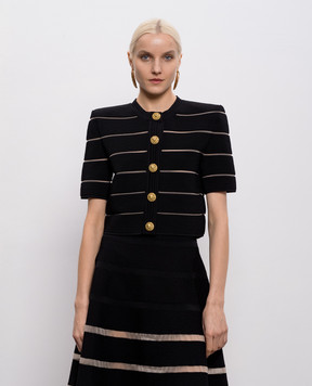 Balmain Black cardigan GF0KL285KJ75