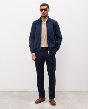 Stefano Ricci Blue jacket with logo MZJ5100110PL001H