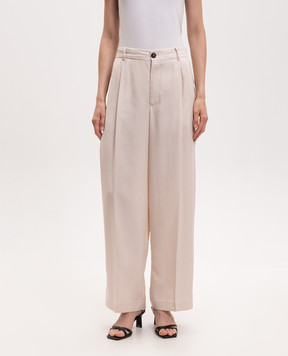 Solotre Beige pants M1AB0074