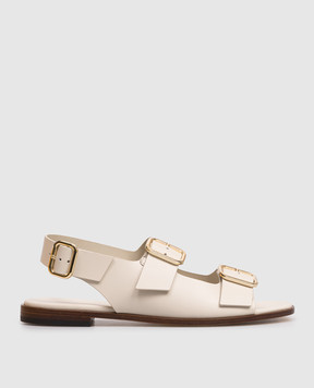 Doucal's Ivory leather sandals DD8770DEGNUF073