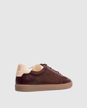 Brunello Cucinelli Brown suede sneakers MZULDGJ336