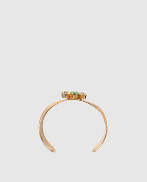 Dolman Bijoux Gold bracelet with crystals 33736