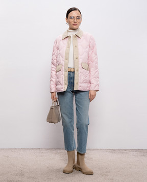 Woolrich Heritage Pink Down Jacket CFWWOU1137FRUT2635