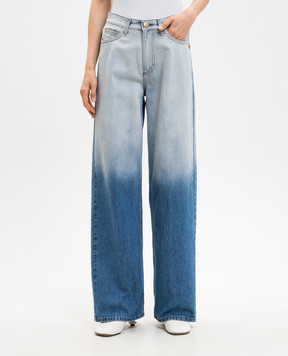 Ballantyne Blue jeans with logo patch BLT198UCTDF
