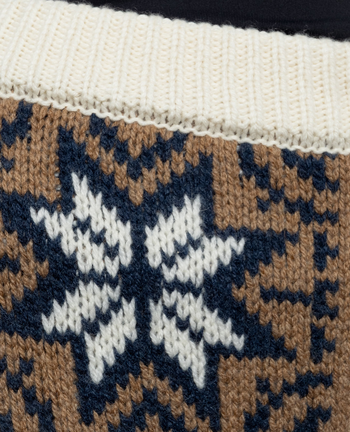 Jacquard wool and cashmere shorts Magda Butrym 5
