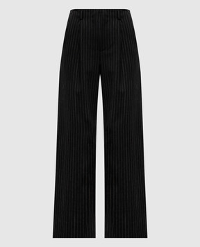 Maison Margiela MM6 Dark gray striped pants S62KB0274MTN198