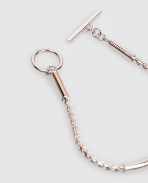 Saint Laurent Silver bracelet with logo engraving 779023Y1500