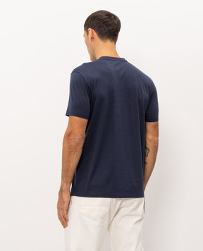 Tom Ford Blue cotton t-shirt JCS004JMT012