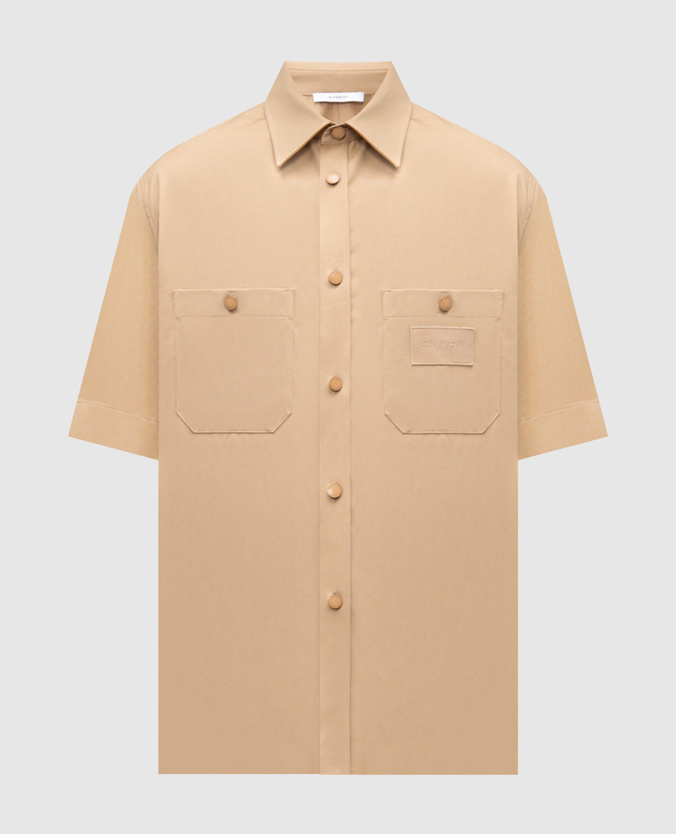 Beige shirt with logo Givenchy