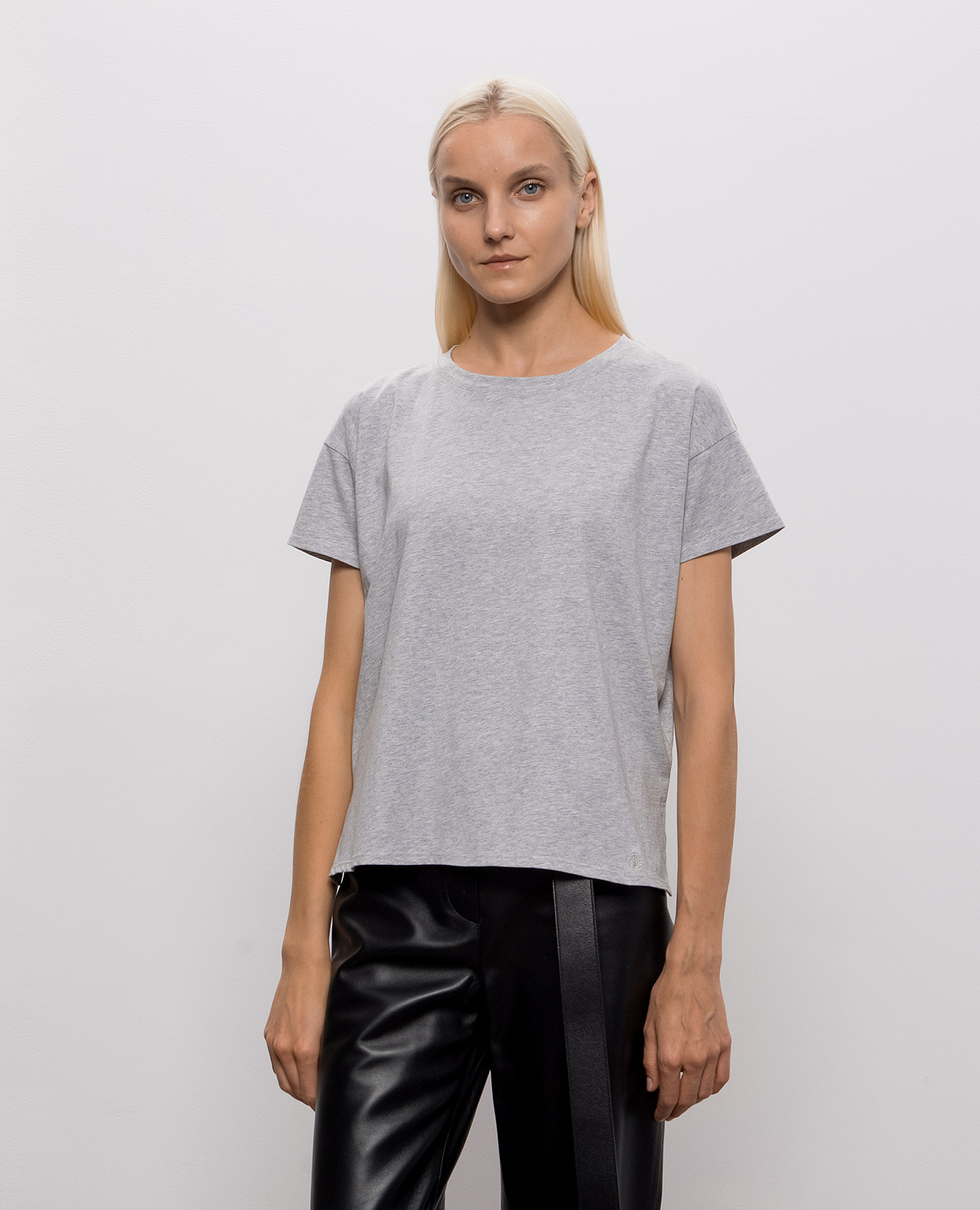 Basiluzzo grey melange t-shirt Loulou de Saison 3
