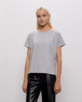 Loulou de Saison Basiluzzo grey melange t-shirt BASILUZZOLDS
