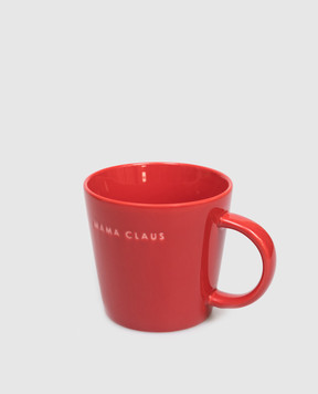 Vondels Red ceramic tea cup MAMA CLAUS 9241000091020