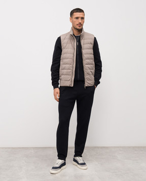 Peserico Beige down vest R530773604I